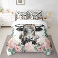 thumbnail image 2 of YST Longhorn Bull Comforter Set, 7-Piece Western Farm Animals Bedding Ensemble, Queen, 2 of 5