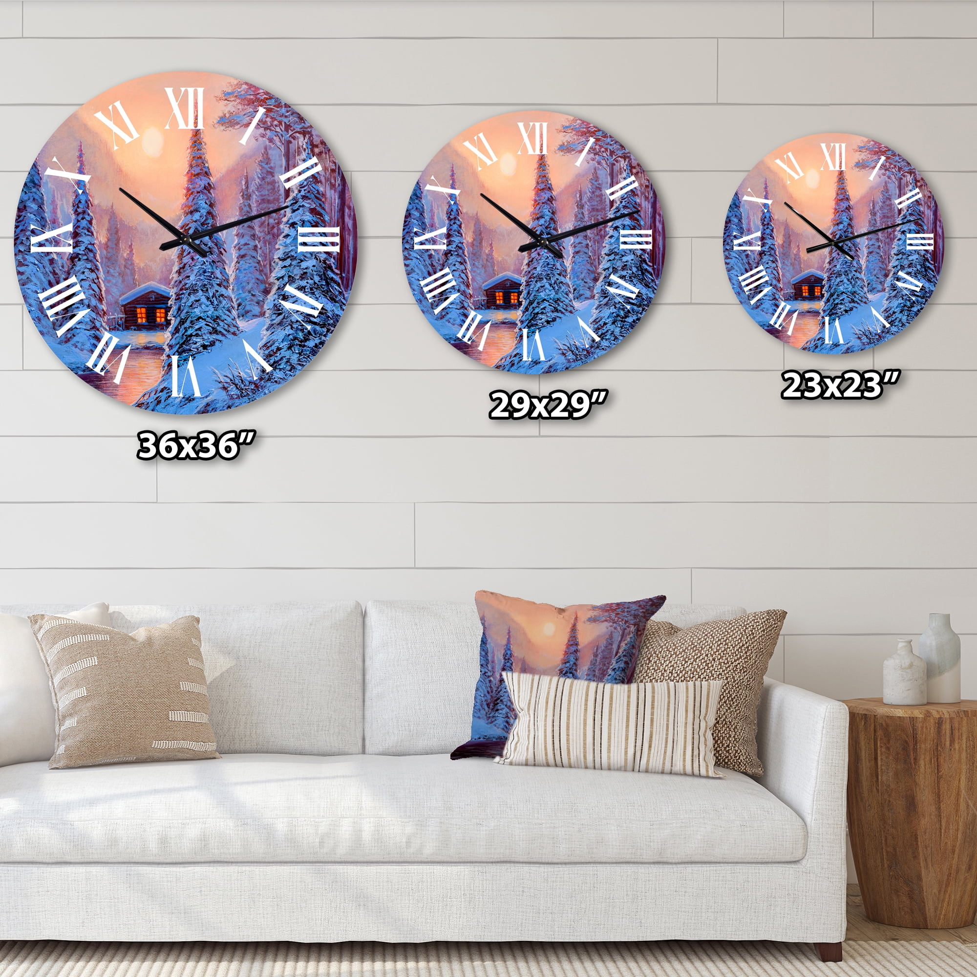 Designart 1 in Wall Clock