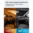 thumbnail image 3 of Protector Solar para Parabrisas Proadsy 2025 Mejorado para Hyundai Elantra, 3 of 9
