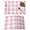 Pink, variant on Grey Plaid Placemats Set of 2, Cotton Linen Fabric Place Mats, Spring Summer Farmhouse Buffalo Checkered Washable Decorative Table Mats Protector for Home Kitchen Dining Wedding Party Coffee Tables