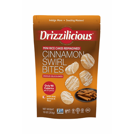 Drizzilicious Cinnamon Swirl Mini Rice Cakes, 10 oz.