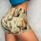 thumbnail image 4 of Fotbe Wine Shorts Sin Costuras – Shorts Deportivos de Cintura Alta para Mujer, Elásticos para Gimnasio, Yoga, Running o Ciclismo-Large, 4 of 8