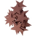 thumbnail image 1 of Playfully Ever After 3 Inch Brown 22pc Felt Star Stickers, 1 of 4
