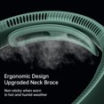 thumbnail image 2 of JISULIFE Portable Neck Fan Upgraded, Necksupport Personal Fan Hands Free, 5 Speed Gears Adjustment, 4000 mAh Wearable Bladeless Fan, Quiet Rechargeable Fan, Fashionable Gifts for Women Men, 2 of 7