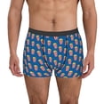thumbnail image 4 of Wukai Cute Popcorn Print Men’s Underwear Breathable Boxer Briefs,&nbsp;Moisture Wicking & Breathable-Small, 4 of 7