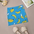 thumbnail image 6 of Banana Print Women's skirt Mini Skirts A Line Skirt With Hide Pocket Banana Fruit Yellow Potassium Potassium Boost Plantains, 6 of 6