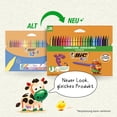 thumbnail image 2 of Lápices de colores BIC Kids Plastidecor, paquete de 24, 2 of 8