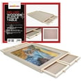 thumbnail image 1 of Tradeopia Wooden Puzzle Board with 4 Drawers for 1500 Piece Puzzles, 34.6 x 26 Inch Puzzle Table with Storage, 1 of 7