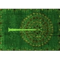 thumbnail image 1 of Ahgly Company Indoor Rectangle Abstract Green Modern Area Rugs, 4' x 6', 1 of 4