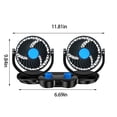 thumbnail image 2 of XGFHYJEH Car Fan, Fan for Car, Portable Fan for Car, 12V Car Fan for Dashboard, Usb Fan for Car, Car Fans that Blow Cold Air, Car Fans for Cooling inside a Car, 2 of 7