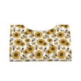 thumbnail image 3 of Picia Sunflowers and Bees Pattern Long Tissue Box Cover,PVC Leather Triangle Holder,Tissue Box Holder with Magnetic Bottom,Facial Paper Organizer Dispenser-7.9"X4.9"X4.5", 3 of 9