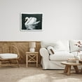 thumbnail image 2 of Beautiful Swan Black Reflection Animals & Insects Graphic Art Gallery Wrapped Canvas Print Wall Art, 2 of 7