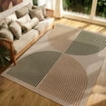 thumbnail image 3 of RUG ROBOT 8'x10' Easy Jute Rug, Large Area Rugs for Living Room, Modern Rainbow Washable Indoor Outdoor Rugs for Bedroom, Non Slip Farmhouse Accent Carpet for Backyard Dining Room, 3 of 9