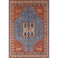 thumbnail image 1 of Ahgly Company Machine Washable Indoor Rectangle Industrial Modern Fire Brick Red Area Rugs, 8' x 10', 1 of 7