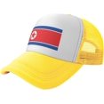 thumbnail image 1 of Flag of North Korea Mesh Back Trucker Cap Baseball Cap, 1 of 8