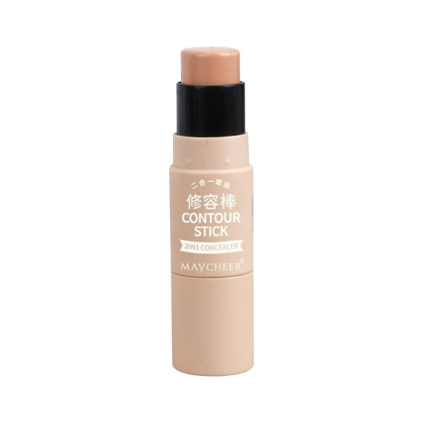 Base de maquillaje líquida en barra con doble cabezal, con brocha, cubre imperfecciones y manchas, resistente al sudor, disponible para todo el cuerpo.