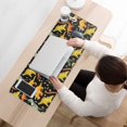 thumbnail image 3 of Long Mouse Pads for Desk,Black Toy Like Dinosaurs Pattern Desk Mats on Top Of Desks, Desk Mouse Pad Extra Large with 3mm Non-Slip Base and Stitched Edge for Gaming,Office,Work,Home 31.5"x11.8", 3 of 6