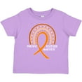 thumbnail image 3 of Inktastic Multiple Sclerosis Awareness Orange Ribbon Rainbow Boys or Girls Toddler T-Shirt, 3 of 5