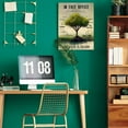 thumbnail image 5 of Rustic Motivational Office Picture Wall Decor Teamwork Positive Quotes Artwork Vintage Green Tree Painting Framed Inspirational Poster Prints for Home Office Wall Decoration Aesthetic 12"x16", 5 of 6