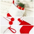thumbnail image 4 of Porte-cadeau Tricoté Suspendu Bas de Noël Multicolore 7”, 4 of 8