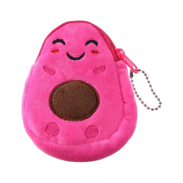 Monedero pequeño de dibujos animados para niños, lindo bolso de peluche con colgante, divertido monedero para niña