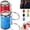 Red and Blue, variant on Mini Coin Storage Keychain, Portable Coin Holder with Snap Closure and Fidget Design, Compact Coin Bank for Keys, Bags, Travel and Daily Use