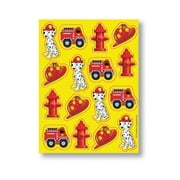 Club Pack of 96 Firefighter Red and Yellow Value Party Sticker Sheets 8"