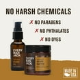 thumbnail image 3 of Every Man Jack Beard Oil & Beard Bundle - Sandalwood Fragrance - Rejuvenates, Hydrates & Styles Dry Beards - Naturally Derived with Cocoa Butter and Shea Butter, 3 of 12
