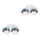 thumbnail image 4 of Moyic Juego de vajilla para niños, cuchara, tenedor, diseño en forma de coche, cuenco para bebé, cubertería gruesa antideslizante, Type7 NO7, 4 of 6