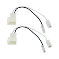 Scosche SHTA02B Universal Speaker Harness Compatible with 1987-98 Toyota Black/White
