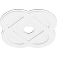 thumbnail image 2 of 22"OD x 4"ID x 8 3/4"C x 1"P Charlotte Architectural Grade PVC Contemporary Ceiling Medallion, 2 of 11