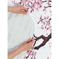 thumbnail image 4 of Japanese Reversible Bedspread Set, Branch of a Flourishing Sakura Tree Flowers Cherry Blossoms Spring Theme Art, Pillow Shams & Comforter Microfiber Bedding Set, 3 Sizes, Pink Dark Brown, by Ambesonne, 4 of 4