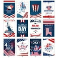thumbnail image 6 of Usloyux Independence Day Postcards, Patriotic Greeting Cards for 4th of July, Red White Blue Themed Postcards for Mailing or Decor, Pack of 12 Blank Note Cards, 6 of 8