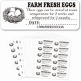 thumbnail image 1 of 180 Pcs Farm Eggs Egg Carton Labels 1x2.64 Inch(2.5x6.7cm) Eggs Collected Date Stickers Chicken Farm Fresh Eggs Stickers PET Adhesive Egg Carton Labels for Egg Carton Box Container, 1 of 9