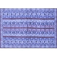 thumbnail image 1 of Ahgly Company Indoor Rectangle Abstract Blue Modern Area Rugs, 7' x 9', 1 of 4