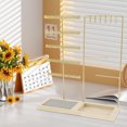 thumbnail image 1 of Jewelry Holder with Wood Base Multifunctional Jewelry Organizer Large Capacity Jewelry Stand Stable Jewelry Holder Organizer for Earring Necklace Ring Bracelets, 1 of 10