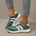 thumbnail image 4 of Womens Tennis Shoes Casual Sneakers Versatile Lightweight Sneakers with Casual Lace Up Design Cushioned Slip Sole for Daily Running and Walking, 4 of 5