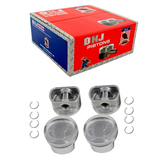 DNJ P951 Standard Complete Piston Set Fits Cars & Trucks 00-08 Toyota Corolla 1.8L DOHC 16v