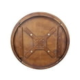 thumbnail image 4 of 30" Round Solid Wood Bar Height Pedestal Dining Table in Espresso by International Concepts, 4 of 6