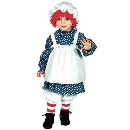 Blue and White Raggedy Ann Toddler Halloween