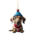 thumbnail image 5 of KCEHTA 6 Pcs Dachshund Christmas Ornaments, Dachshund Ornaments for Christmas Tree, Dog Christmas Tree Ornaments, Dachshund Themed Christmas Birthday Party Decorations, 5 of 9