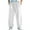 White, variant on hotojiny Big and Tall Mens Linen Pants Elastic Waist Summer Pants Lightweight Yoga Beach Casual Fall Pants with Pockets S-5Xl