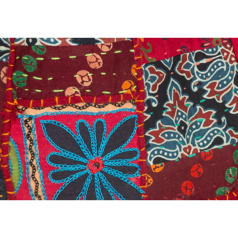  Pink Shoulder Bag Handmade Embroidered Elephant Boho Bohemian  Hippie Tote Gypsy Beach Bag : Clothing, Shoes & Jewelry