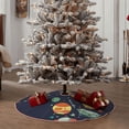 thumbnail image 6 of Kll Space Christmas Tree Skirt 48",Party Decorations Farmhouse For Christmas Decorations Holiday Party, 6 of 8