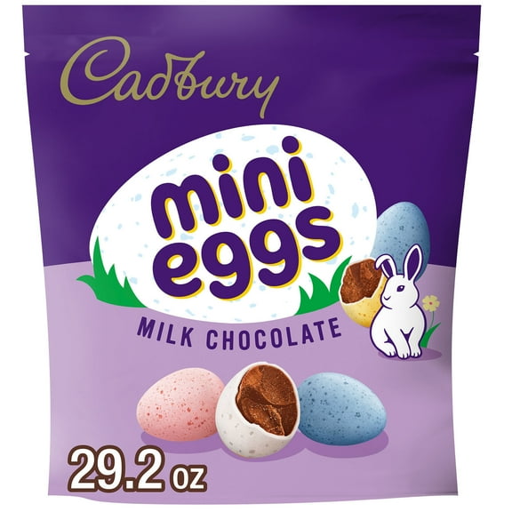 Cadbury Mini Eggs Milk Chocolate Easter Candy, Bag 29.2 oz