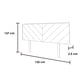 thumbnail image 5 of Cabecera Matrimonial / Individual Espiga Nogal - Kessa Muebles, 5 of 5