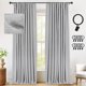thumbnail image 1 of INOVADAY Cortinas Opacas Lino Texturado 50x108 Gris para Salón, 1 of 1