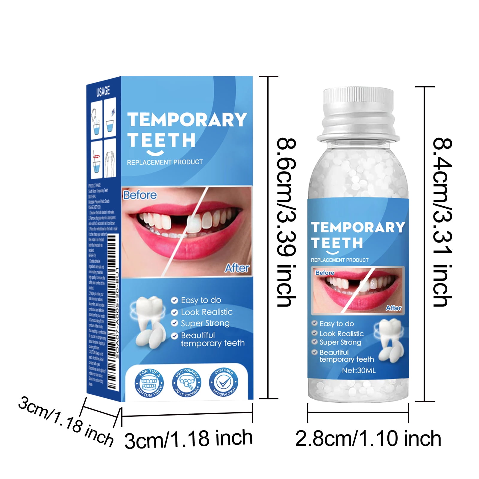 Alvantor Temporary Tooth Replacement Kit