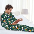 thumbnail image 6 of Sikiie Lgbt Penguin Mens Pajama Set, Soft Warm Long Sleeve Sleepwear, Cozy Button-Down Pjs for Men-, 6 of 7