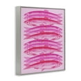 thumbnail image 4 of Stupell Industries Pink Layered Fish Animals & Insects Painting Gray Framed Art Print Wall Art, 16 x 20, 4 of 10